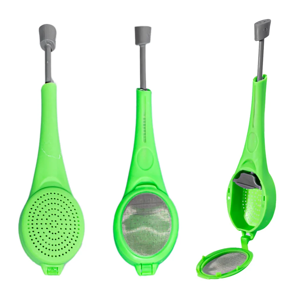 Infusor de té de hojas sueltas, colador de té, soportes en tazas o tazas, malla de acero inoxidable para infundir el filtro de tensión para infusión, 1 Uds.