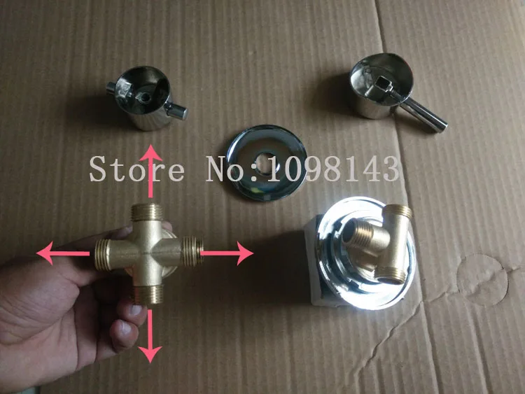 4 Ways Screw Style shower mixer Separate , 2/3/4/5 ways shower mixing valve,  Bathroom  hot cold faucet mixer