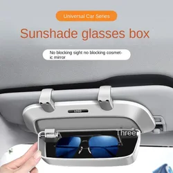 Car glasses case, sun visor, multifunctional car sunglasses holder, in-car glasses clip, modified storage box