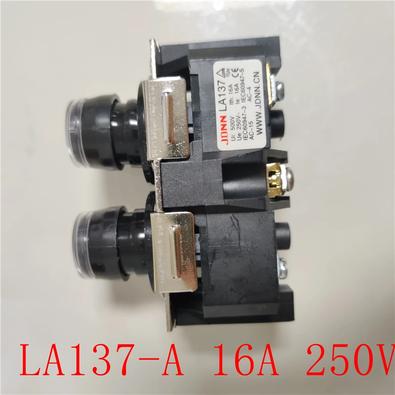 free shipping good quanlity LA137-A 16A 250V Waterproof Electric Hoist Single Ton Switch