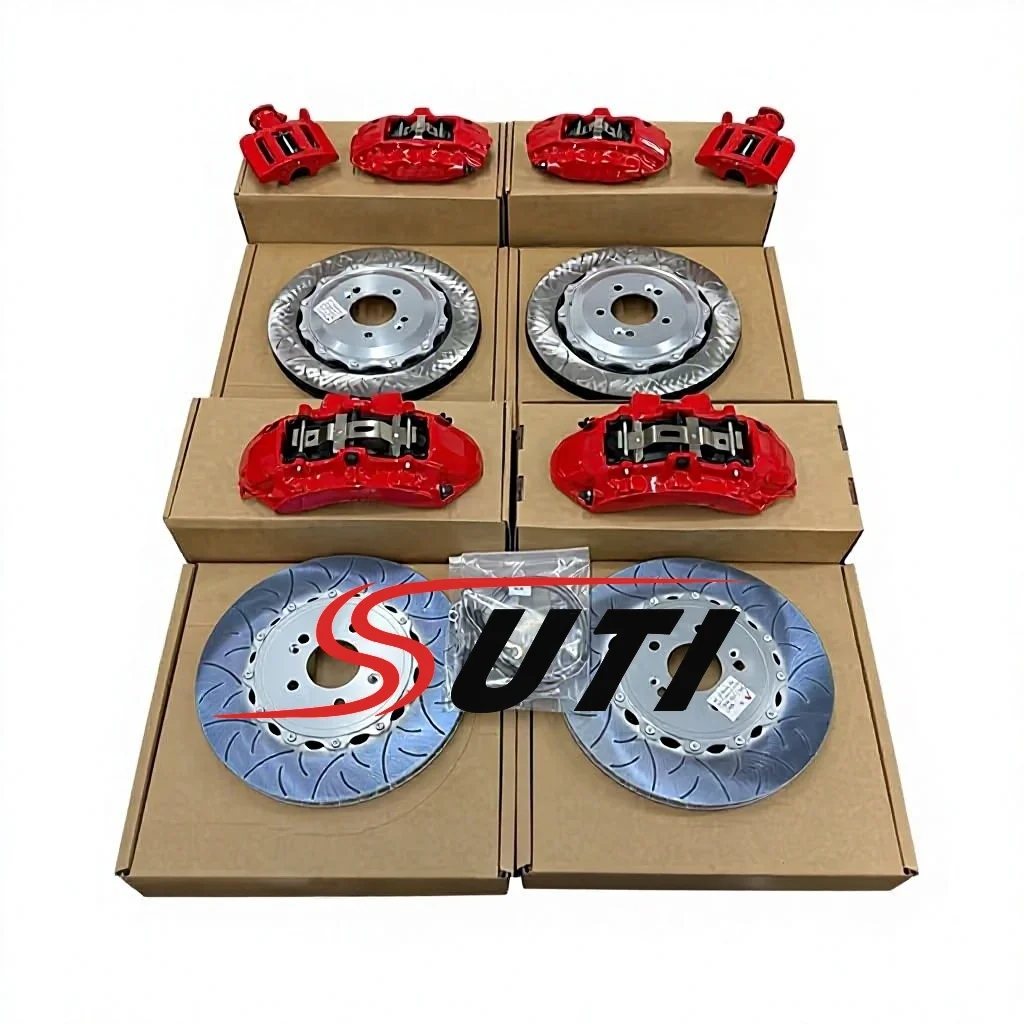 Front V6 Rear 4 Pot Big Caliper Kit Integrated Handbrake Cable Discs Pads RX8 Coupe Auto Car Sale Now