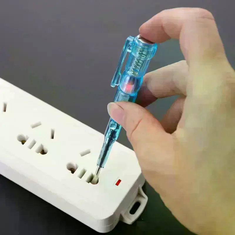100-500V Voltage Detector Electroprobe Electric Alert Tester Volt Test Pen Plastic Handle Screwdriver Home Electricity Tools