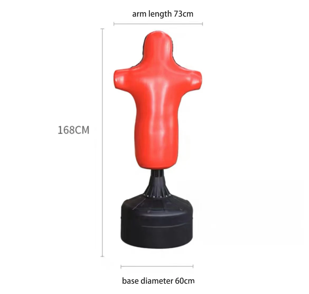 

Боксерская груша из искусственной кожи для человеческого тела, профессиональная тренировочная манекен для бокса