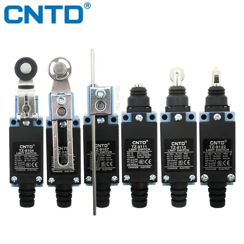 CNTD Vertical Limit Switch TZ-8104 TZ-8107 TZ-8108 TZ-8111 TZ8112 TZ-8122 TZ-8167 TZ-8168 Micro Travel Switch Waterproof IP65