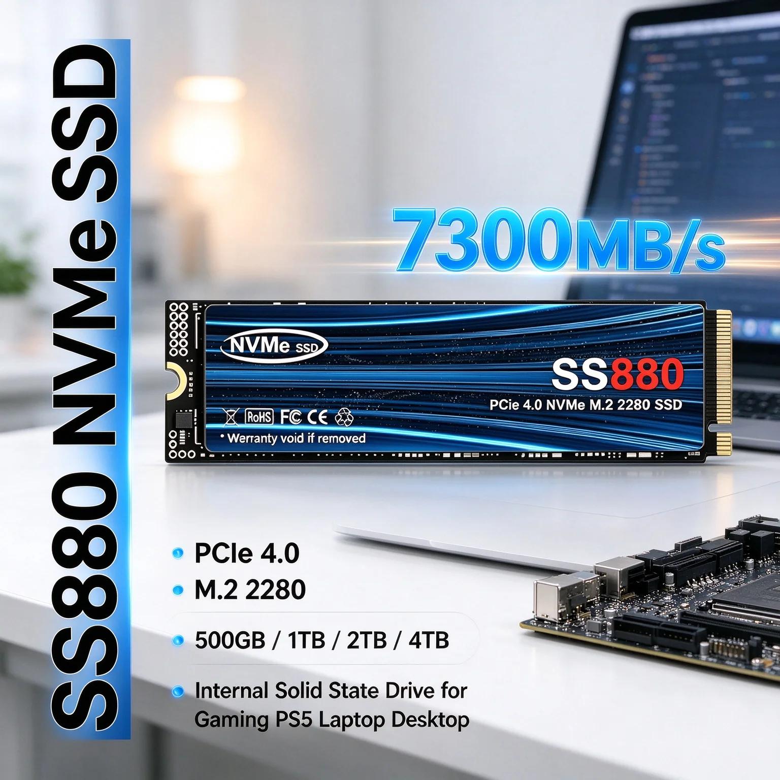 M.2 Nvme 4Tb Pcie 4.0 Ssd - SSD NVMe PCIe 4.0 M.2 2280,