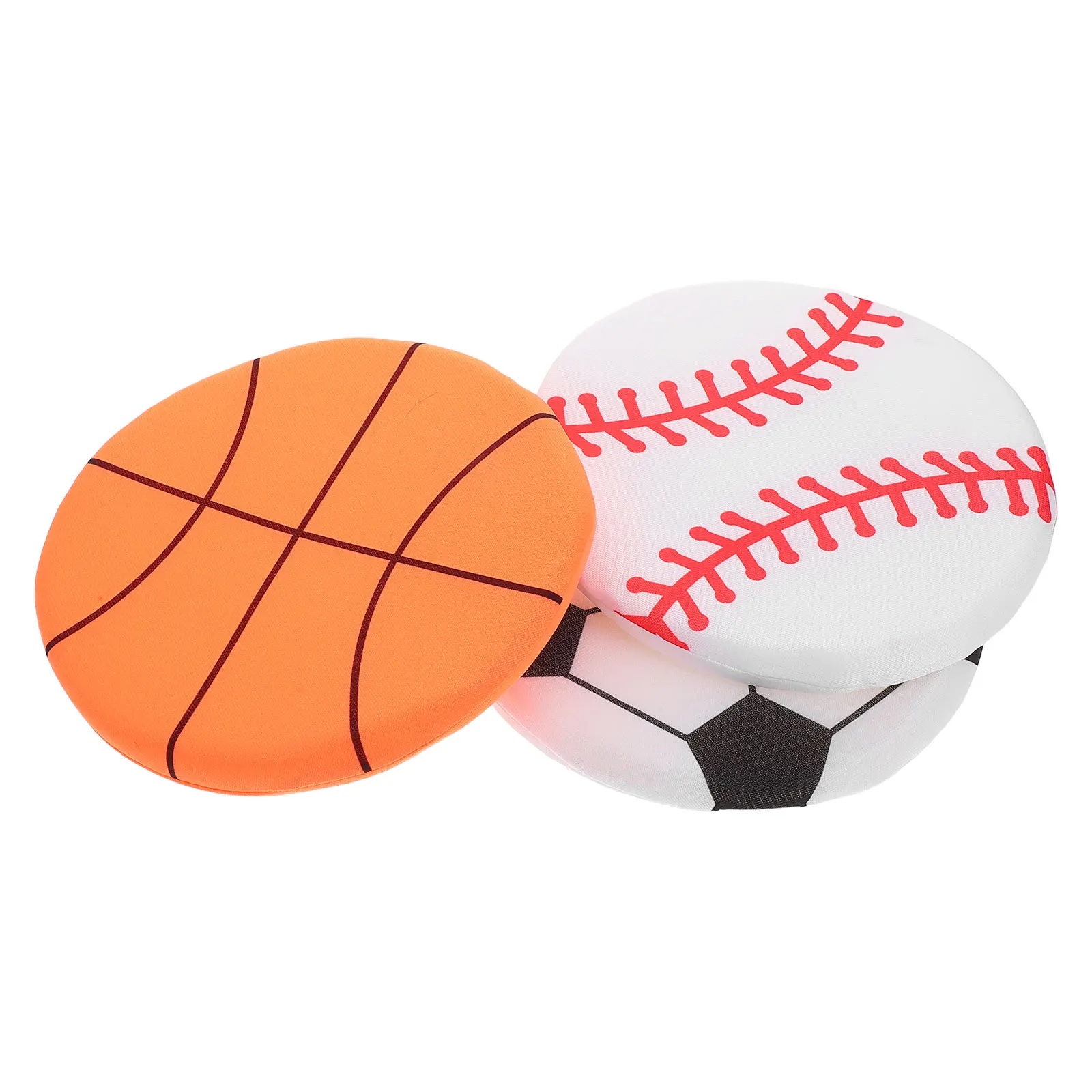 

3 Pcs Sponge Flying Plate Fitness Equipment Birthday Party Favors Toys Fabric Football Products