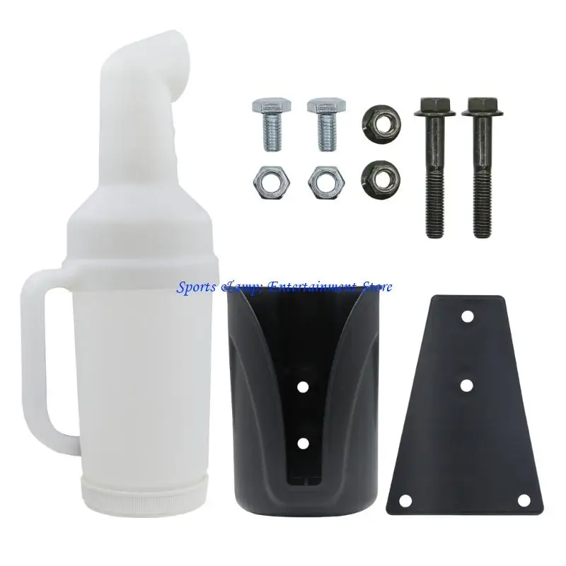 G7NF Geräumige Golfwagen-Sandflasche mit für einfache Sandabgabe, inklusive stoßdämpfender Basis-Montageteile – Detail 1