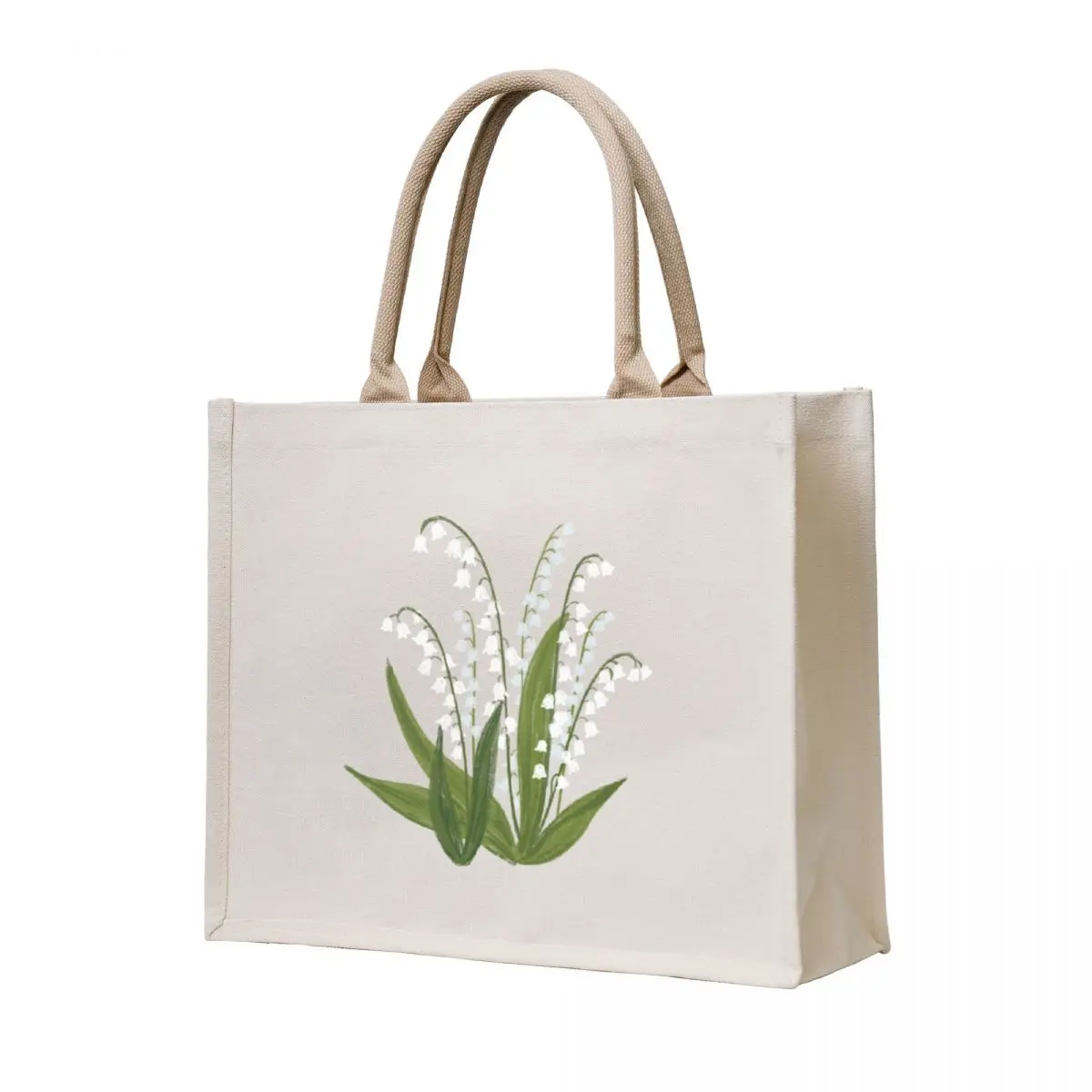 

Lily of the Valley Drawing - lily-of-the-valley flower illustration Tote Bag shopping cart bags Large bags for women Gift bag