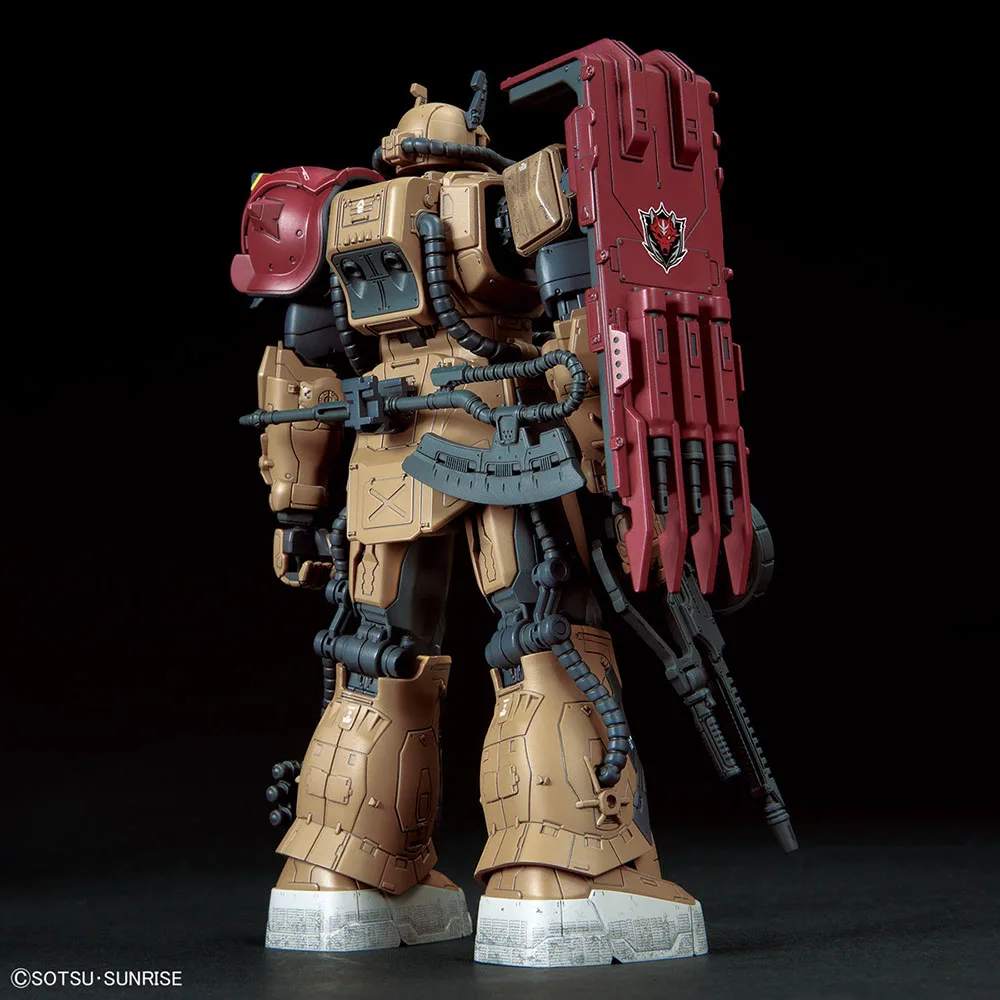[متوفر] بانداي جاندام HG 1/144 MS-06F زاكو II F نوع سولاري (RFV) تجميع لطيف أنيمي عمل الشكل حلية أطقم منمذجة اللعب