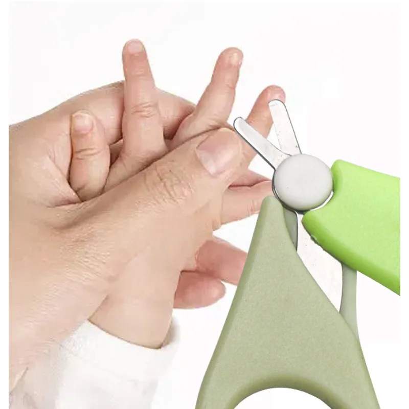 Safe Baby Nail Clipper Scissors Set for Newborn Infant Manicure Care Tool Prevent scratching the face Baby Nail Care Tools