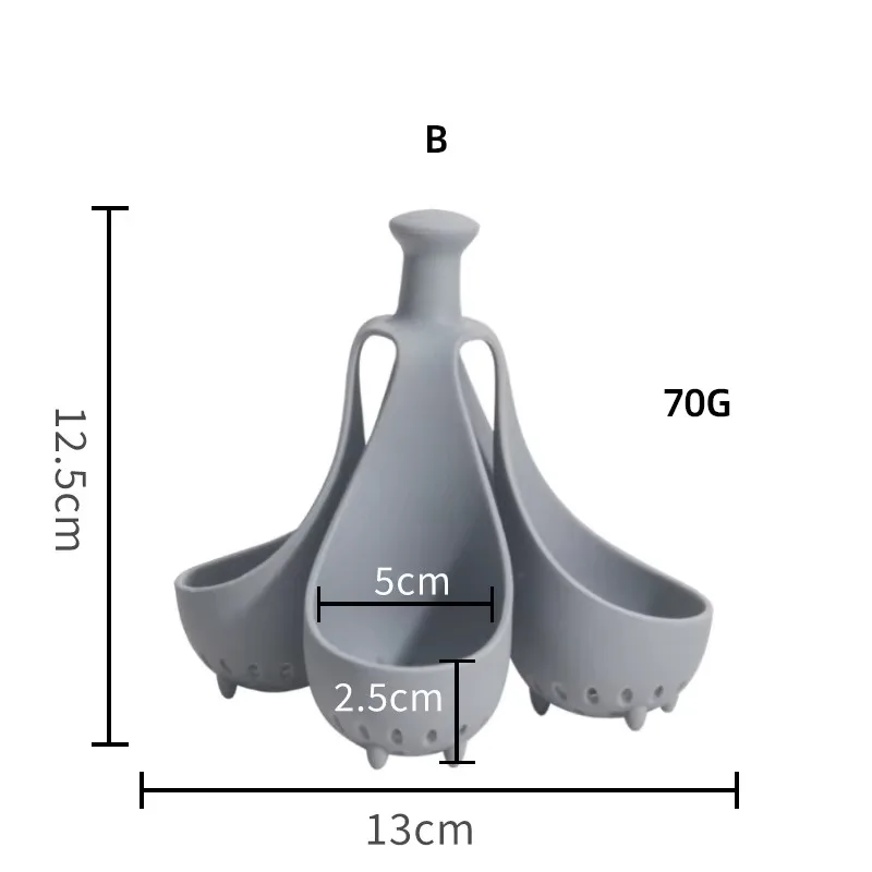 حامل بيض من السيليكون عالي الجودة لا يلتصق، مقاوم لدرجات الحرارة العالية، آمن للطهي، حاوية تخزين الطعام المسلوق