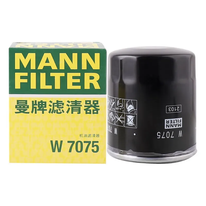 MANN FILTER W712/55 W7075 Oil Filter Fits MG 3 MG 5 MG 6 BAOJUN (SGMW)330 ROEWE 350 360 550 W5 10073599 LPW100180