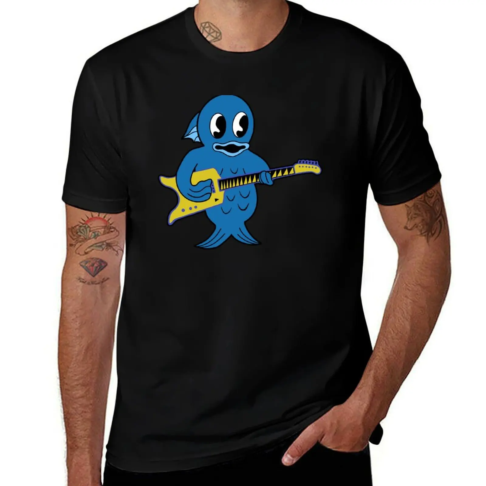 King Gizzard - Microtonal Fishie 2022 version HQ - Toutes les recettes sont reversées à une association caritative T-shirt imprimé d'été à manches courtes