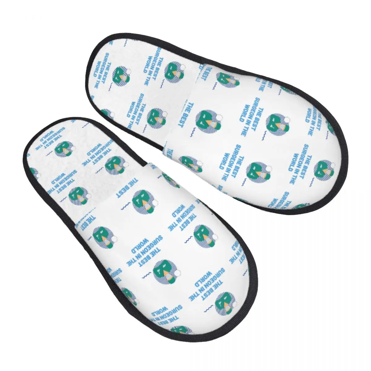Custom The Best Surgeon In The World Slippers Memory Foam Warm Soft Women House Slipper Indoor Cozy Shoes