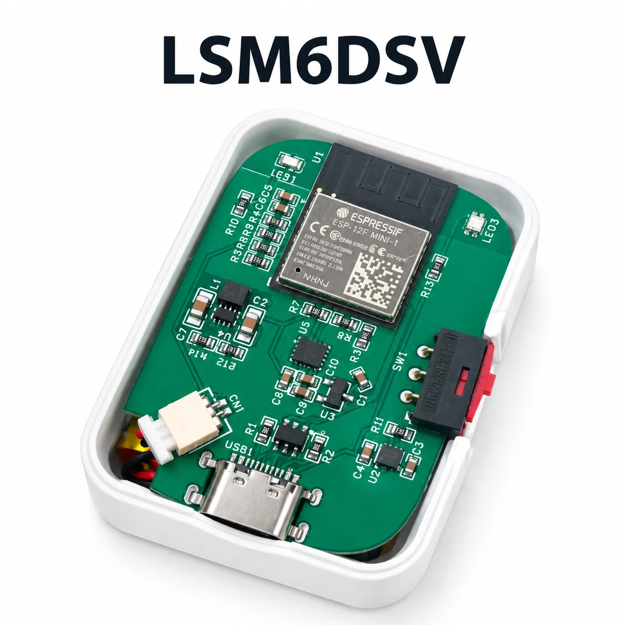 SlimeVR Tracker LSM6DSV Sensor Niski Drift, Zerałka Opóźnień, Pełne Śledzenie Ciała, 9-godzinna Żywotność Baterii, Zestaw DIY 6-8 do Samodzielnego Montażu dla SteamVR/Quest/PICO — zdjęcie produktu 2