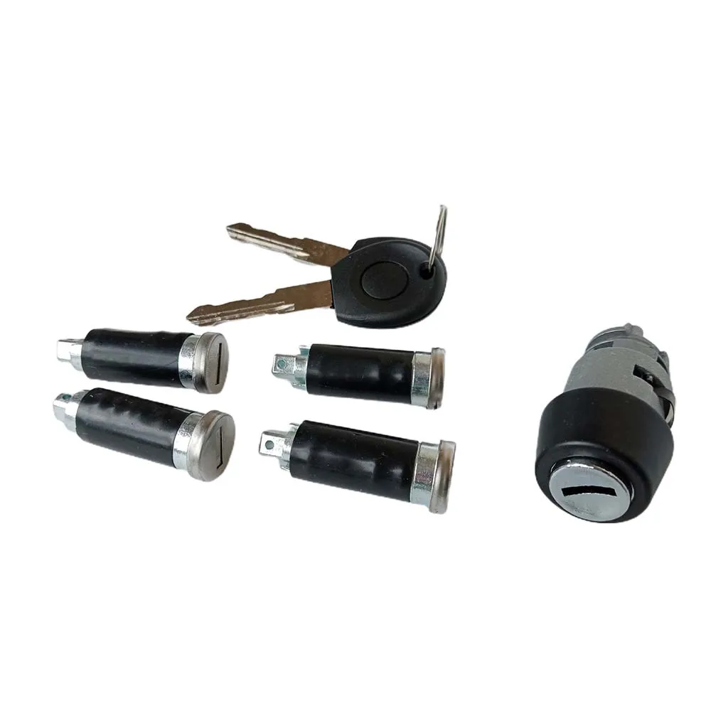 701837205 357905855B Für VW Transporter T4 1990-2003 Neuer Zündschalter und Türschloss-Set mit 2 Schlüsseln Autozubehör – Detail 4
