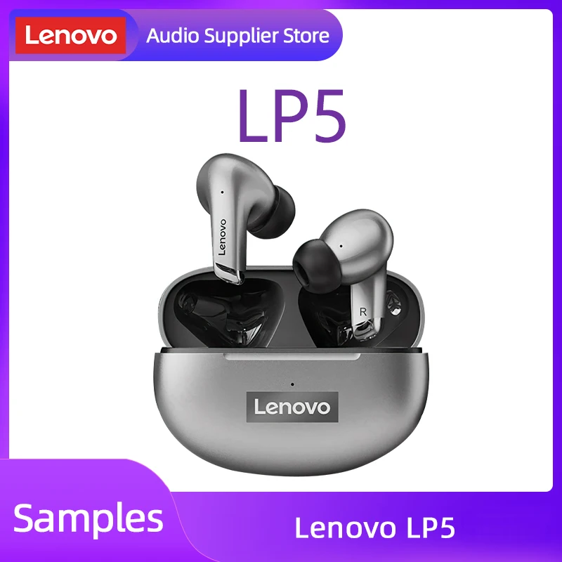 

Lenovo Original LP5 Gaming Wireless Headphones Bluetooth Earphones HiFi Music Earbuds With Microphone Sports Waterproof Headset