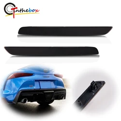 2PCS Smoked Lens Rear Bumper Reflector Light Shells For Toyota GR Supra 2020-2024 Tail Brake Light, No Bulb / Socket