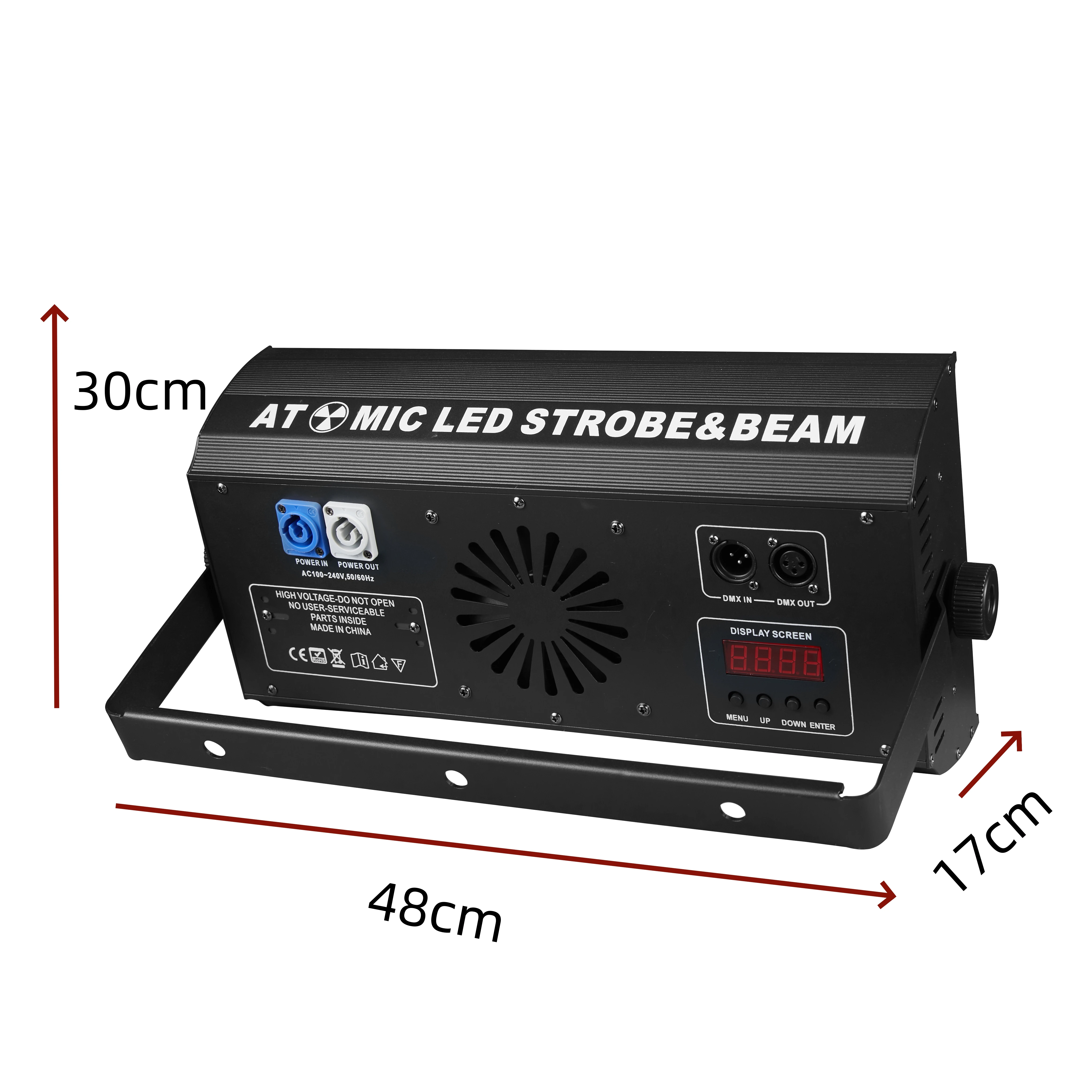 300W LED Beam & Strobe Licht RGBW 4in1 Warmweiß Bühnen-Wash-Beam-Lichter DMX DJ Disco Party Show Pferd