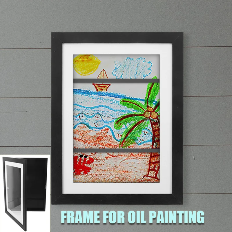 Nice New Frames Front Open Changeable Kids Frametory For Poster Photo Drawing Paintings Pictures Kids Artwork Display Home Decor