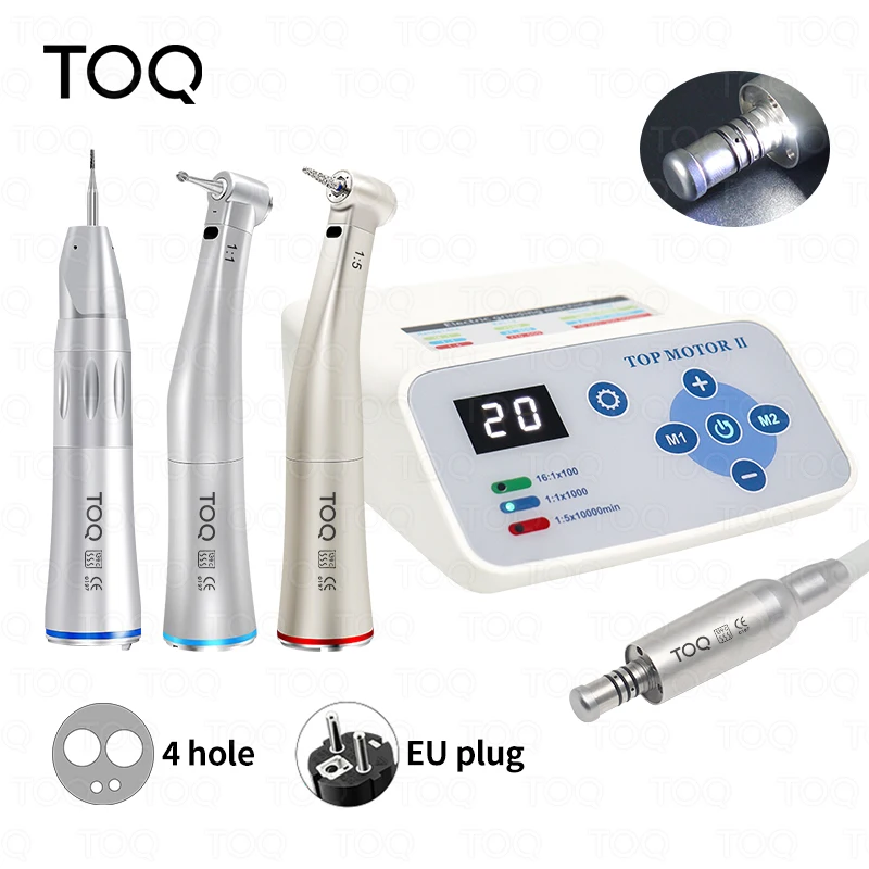 Dental Bürstenlosen Led Micro Motor Elektrische Maschine Set Interne Wasser Spray E-typ Contra Winkel Handstück Klinische Ausrüstung