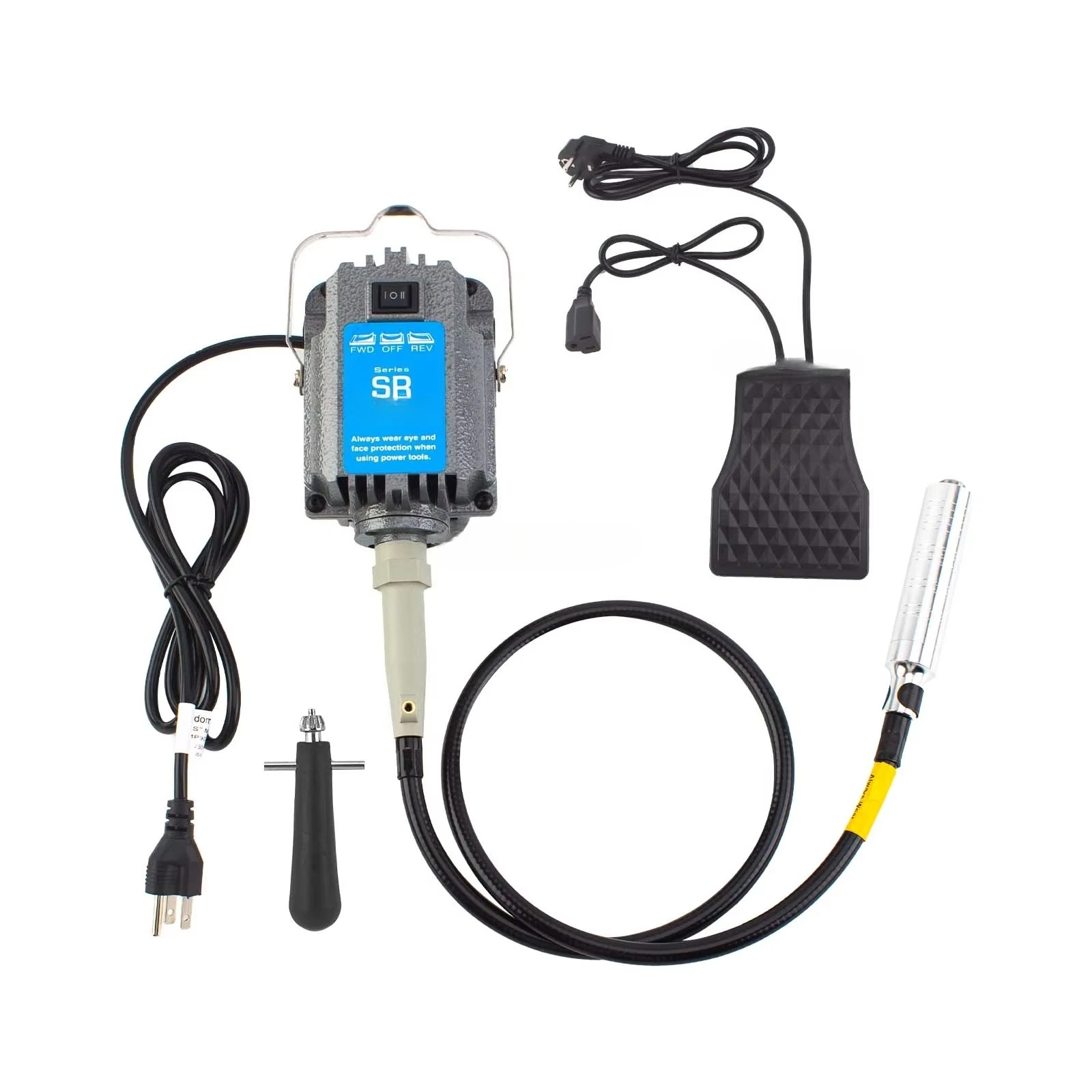 Гибкий вал FOREDOM для шлифовки металла, 18000 об/мин, 110В/220В, роторный инструмент для ювелирных работ, педаль 4 мм, ножная педаль для полировки