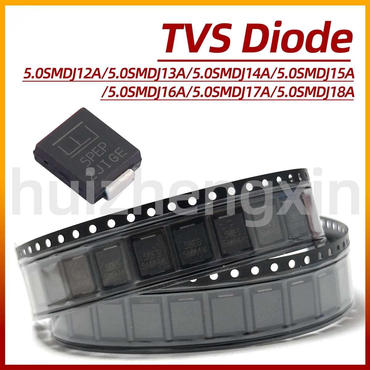 10PCS 5.0SMDJ12A 5.0SMDJ13A 5.0SMDJ14A 5.0SMDJ15A 5.0SMDJ16A 5.0SMDJ17A 5.0SMDJ18A TVS Diode