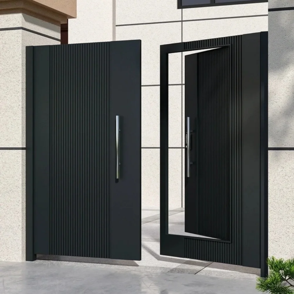 *& Main Gate Design Modern Aluminum Sliding Gate for House Entrance