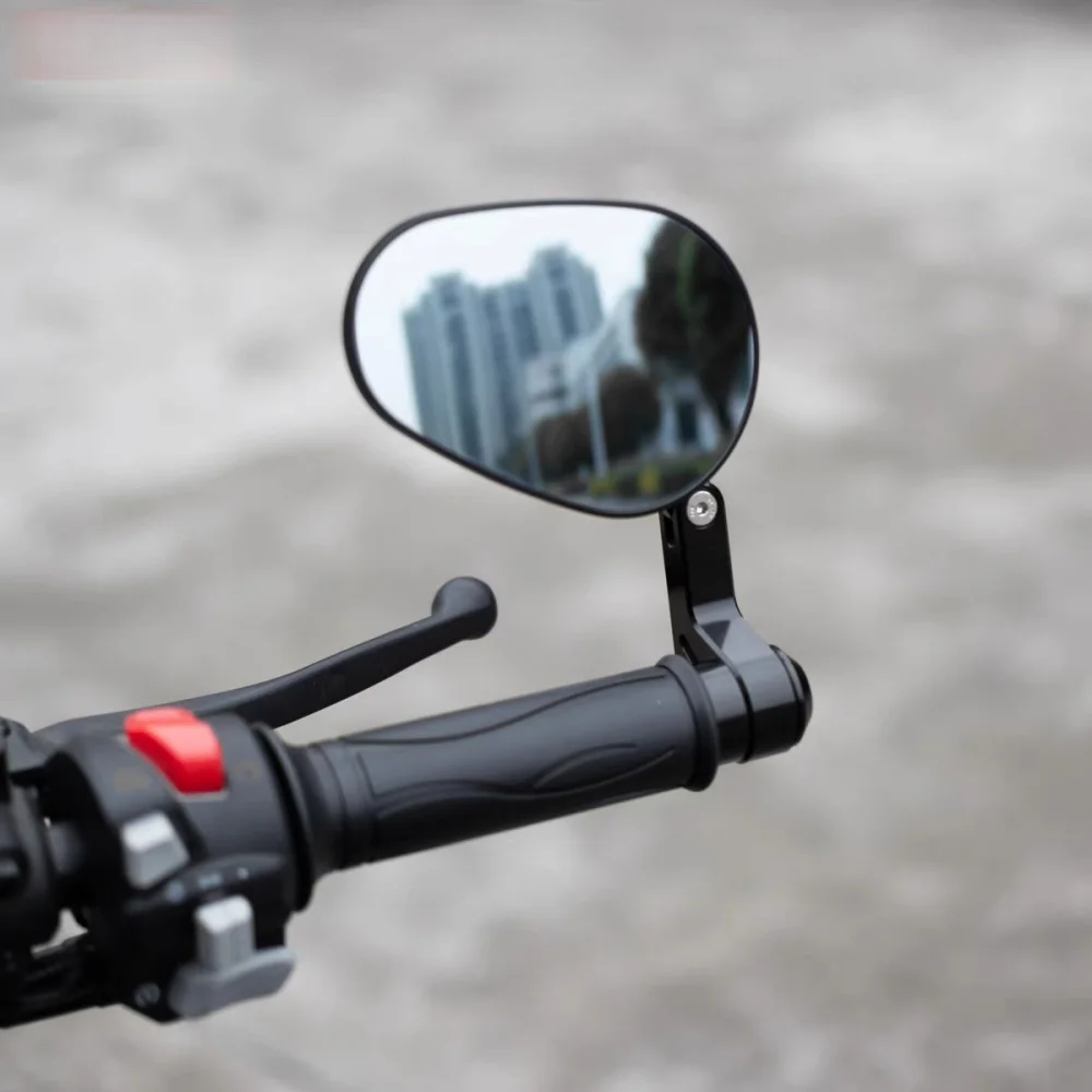 FOR BENDA Napoleon 450 Handlebar End Mirror Modified Oval Large Vision Anti-Glare Foldable Reversible Styling Kit for Motorcycle