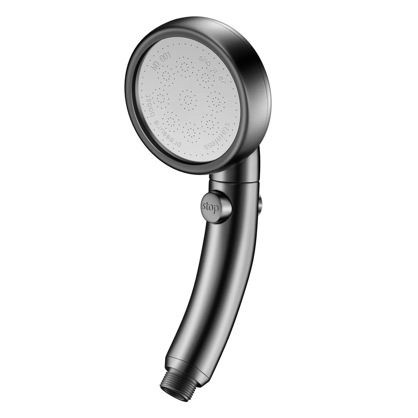 Rainfall Handheld Showerhead With Rotating Elbow  2 In 1 High Pressure Water Saving Adjustable Shower Head For Bathroom