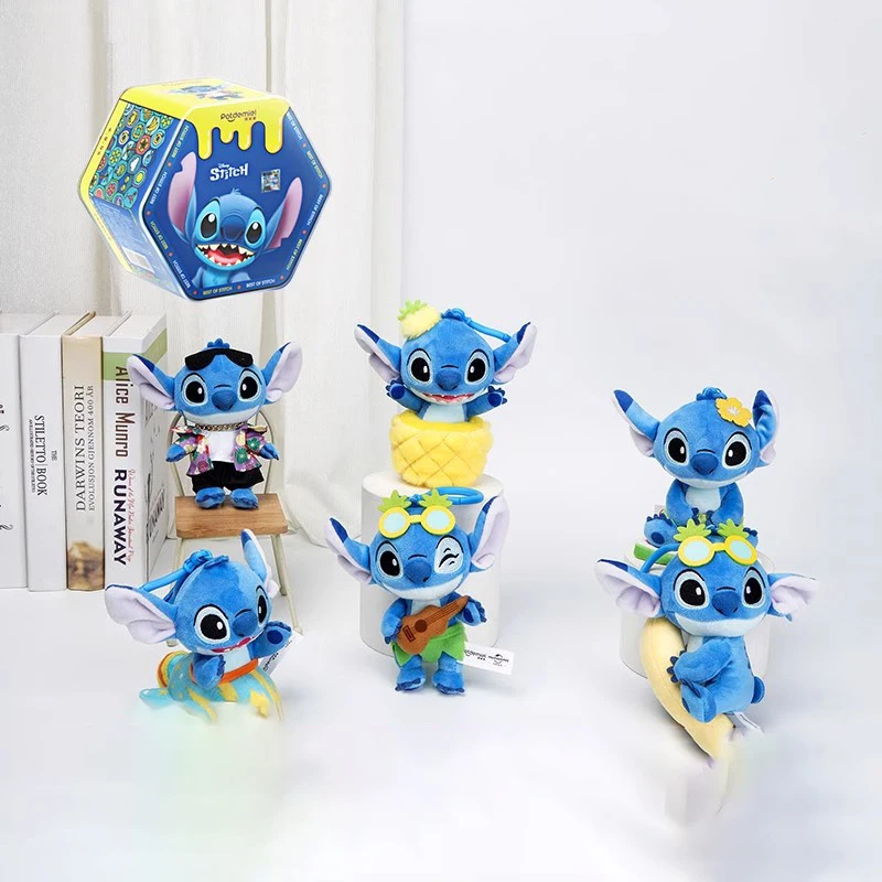 

Genuine Disney Stitch Fun In The Odd Series Blind Box Doll Schoolbag Pendant Ornament Desktop Decoration Figure Kid Gift