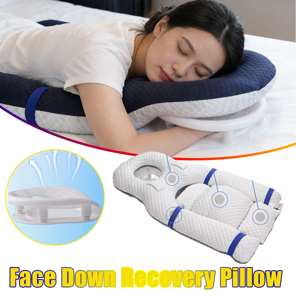 

Подушка для медицинского восстановления после операции на сетчатке, для лежания на животе, удобная, регулируемая, для использования после витрэктомии, для ухода за здоровьем