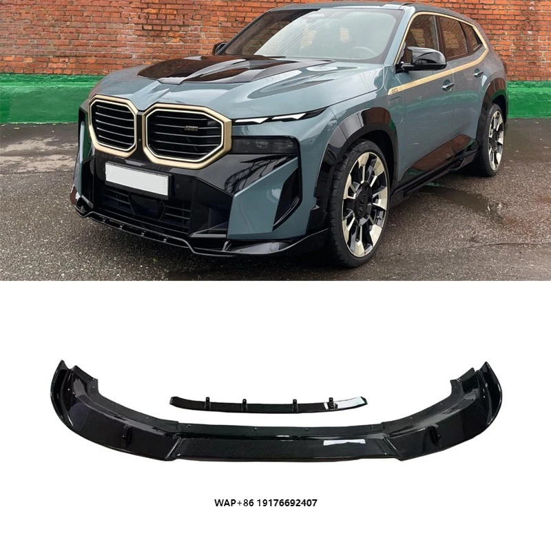 

High Quality Dry Carbon Fiber RNG Style Front Bumper Lip Front Lip Spoiler for XM G09 Body Kit Car Accessories