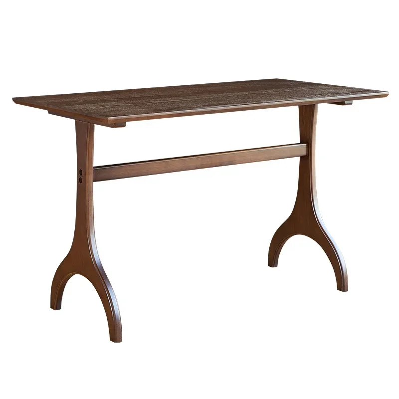 

Solid wood medieval vintage coffee shop dessert shop retro dining table desk antique dining table desk rectangular table