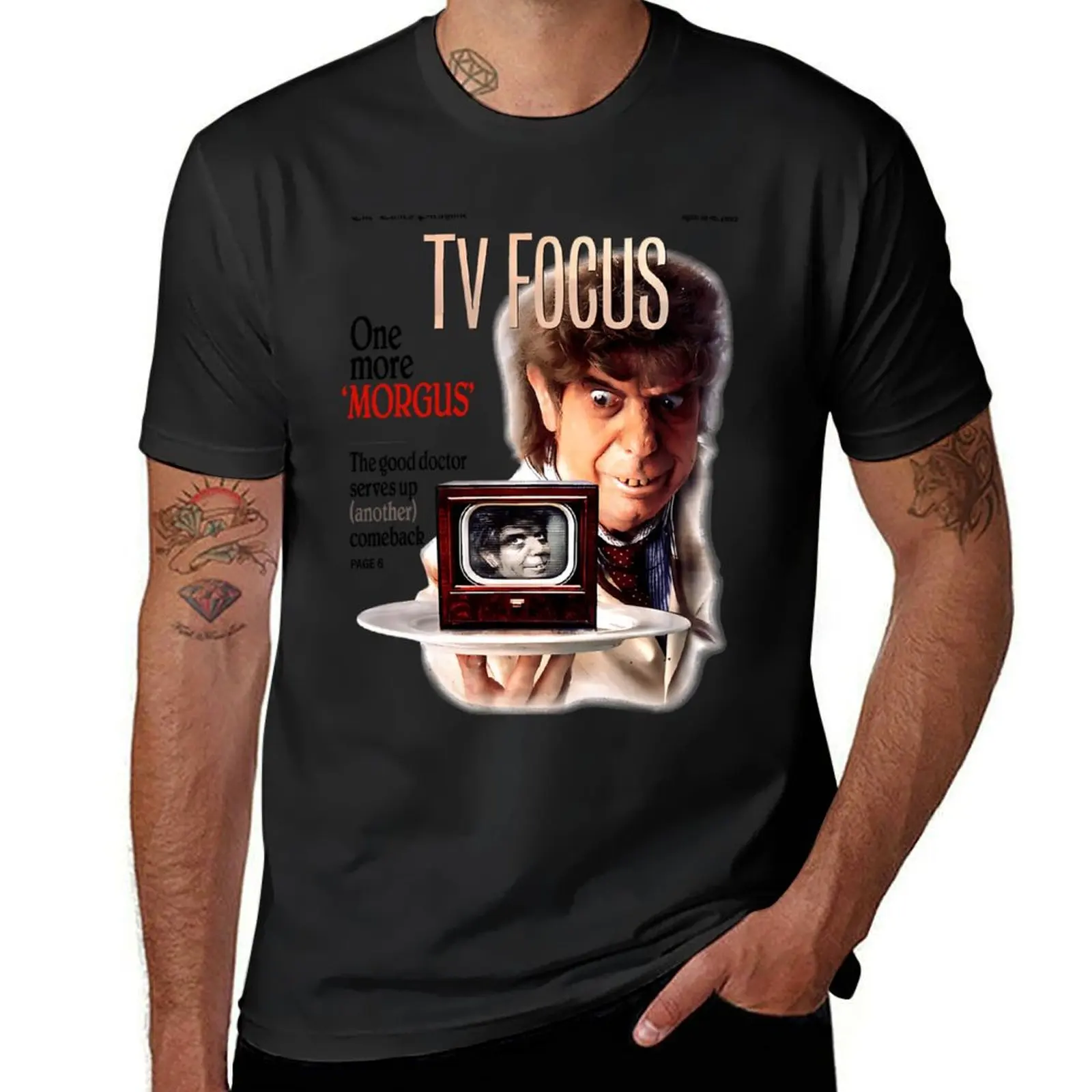 Mórgus the Magnificent TV Focus T-Shirt new edition Aesthetic clothing T-shirts for men cotton