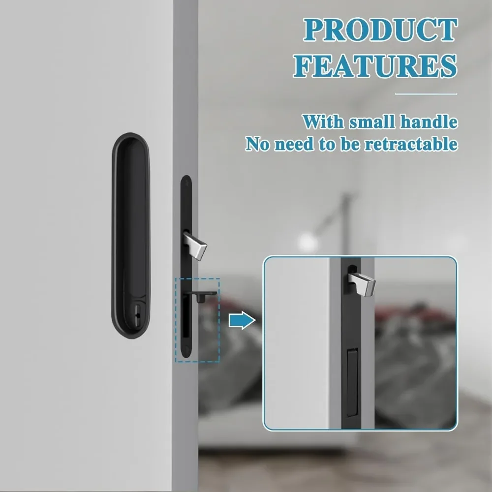 

Invisible Entry Hook Door Lock Privacy Pocket Door Lock Latest Pocket Door Sliding Door Lock Slide Door Hardware