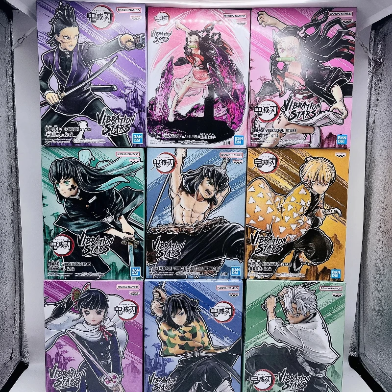

Bandai Genuine Demon Slayer Daki Tokitou Muichirou Kanroji Vibration Stars Hashibira Inosuke Anime Figure Toy Model Collection