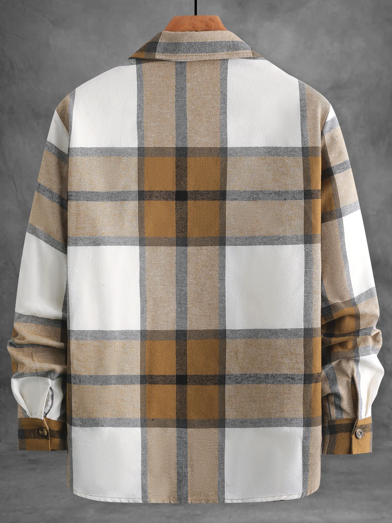 Vintage karamelkleurig geruit - Flannel Shirt Lined recensie en prijs