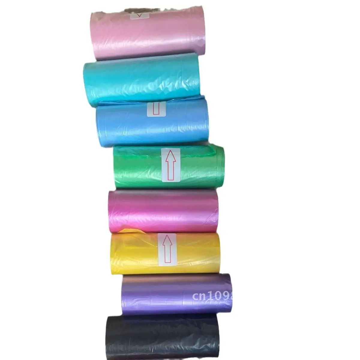 

Bulk Pet Poop Bags Printed with Footprint & Bone Design Flat Mouth Garbage Bags for Dogs Eco-Friendly Pet Supplies