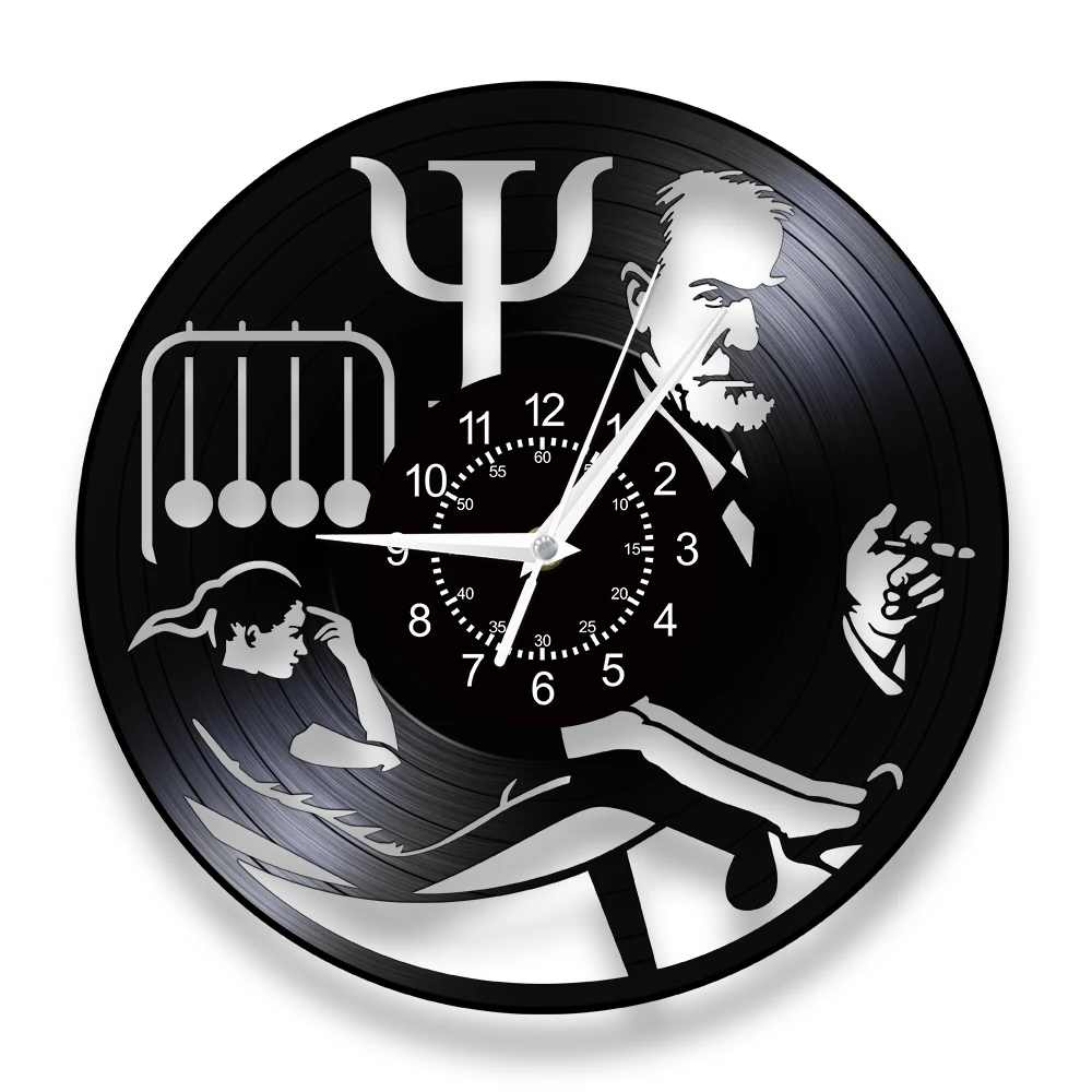 Hypnotist Inspired Vinyl Wall Clock Pressure-dealing EXpert Psychologist Sleeping Helper Hypnosis Tool Creative Wall Watch Decor