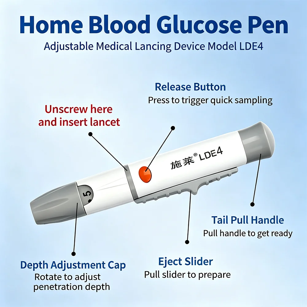 21g, 23g, 26g, 28g, 30g Disposable Blood Collection Needles and Adjustable Depth Blood Collection Needles, Specifically Designed for Diabetics, for Blood Sugar Testing, Suitable for Blood Collection, Cupping, Massage, and Other Medical Scenarios, and Are Compatible with Puncture Equipment, Designed Specifically for Diabetics, and Can Be Used to Collect Blood Samples. view 2