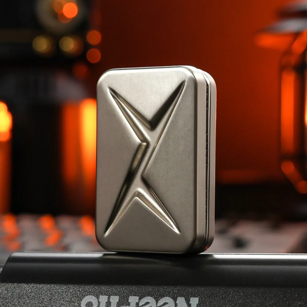 

TPEDC Fancy Competitive Unlimited Mechanical Metal Magnetic Finger-Spinning Card-Pushing Decompression Toy