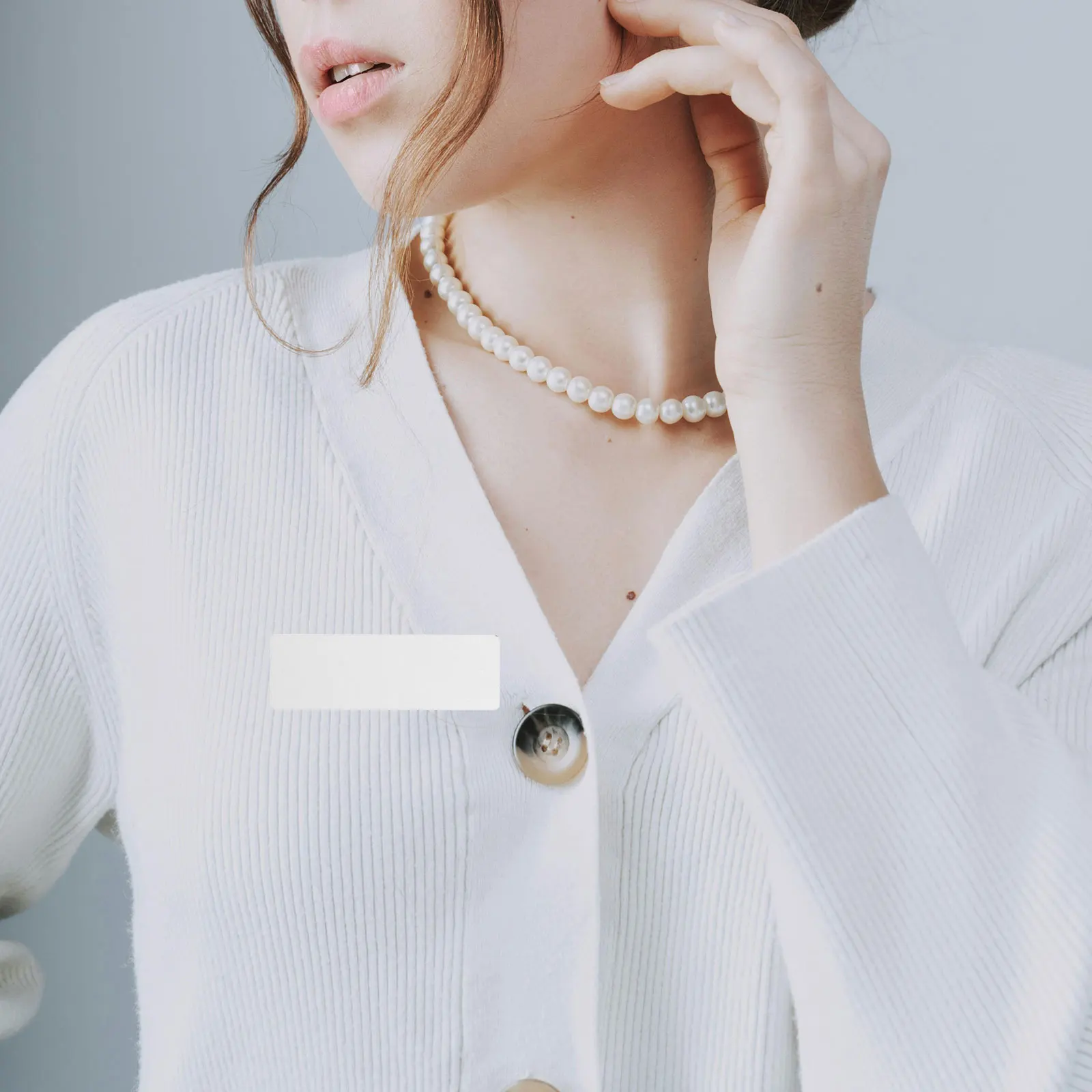 10pcs Blank Wooden With Pins Reusable Identification Sublimation Plates Kids Bulk Diy Badges Tags For Students Trade