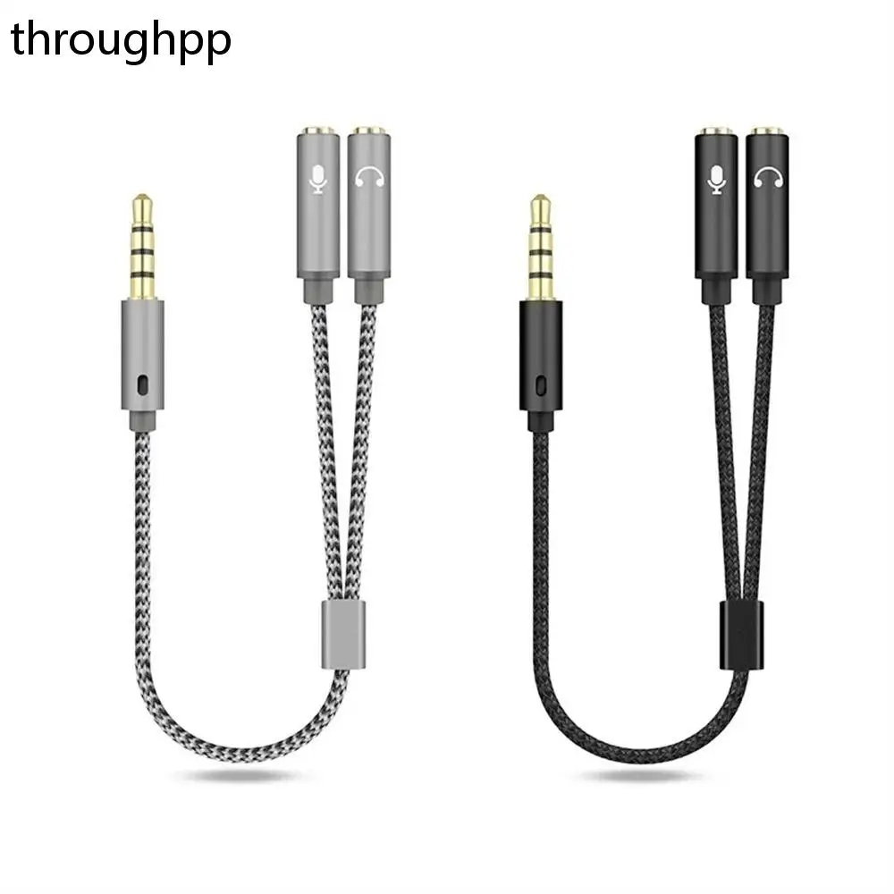 

1 PC 3.5mm Jack Male to Female Headphone Cable 2 In 1 Y Splitter Cable AUX Cable