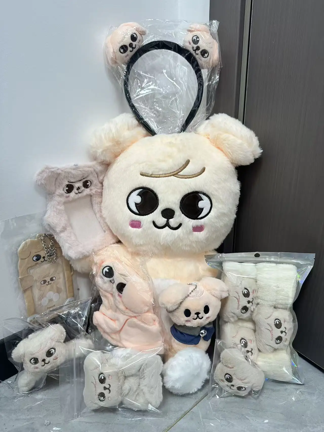 50 cm Kpop Skzoo Knuffel Wolfchan Kawaii Cartoon Knuffeldier Plushie Pop Grote Maat Kids Baby Slapen Kussen Gift 2025