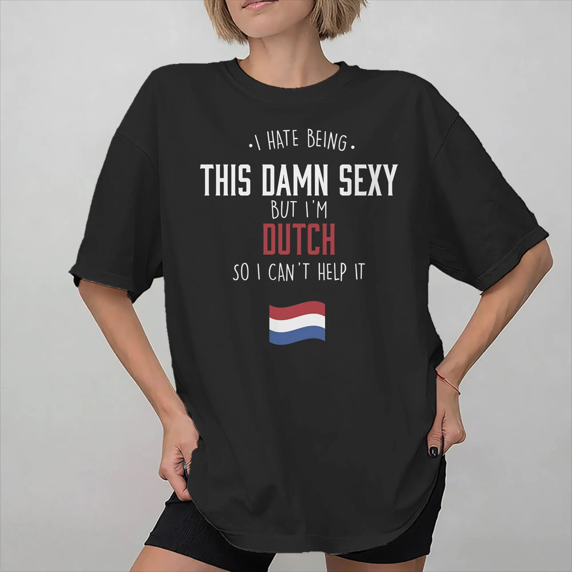 Hot Dutch From Netherlands Graphic Printing T Shirt Men Women  Cotton  Tee Shirt Clothes