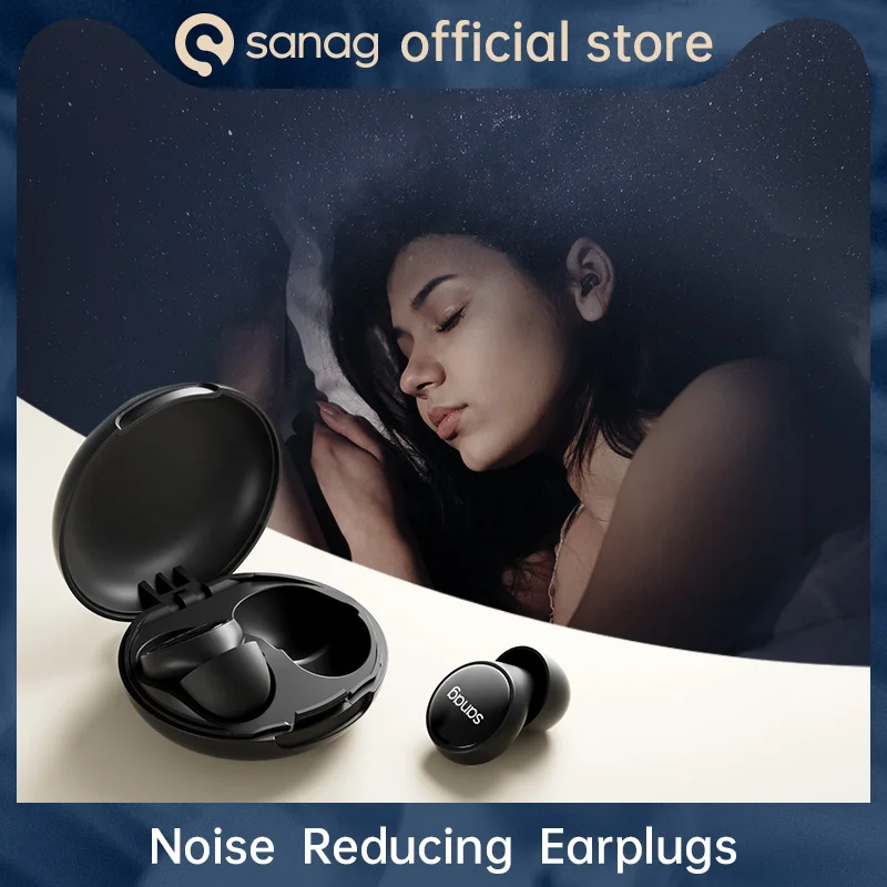 Sanag T32 Sleep Noise Reduction Earplug Silicone Swimming Earplugs  Anti-Noise Waterproof Plug For Travel Work  Earplugs