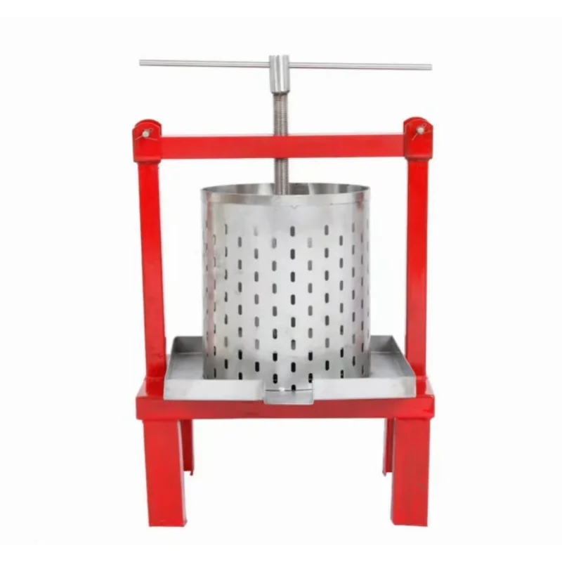 Red Color Stainless Steel Honey and Wax Presser Press Machine For Honey Pressing