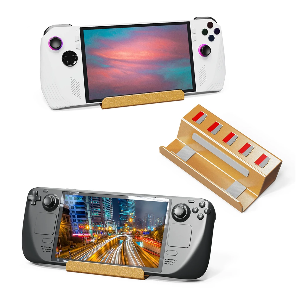 

Portable Desktop Bracket Holder for Rog Ally for Steam Deck for Switch Console Anti-Slip Stand Playstand Base Games Accessories
