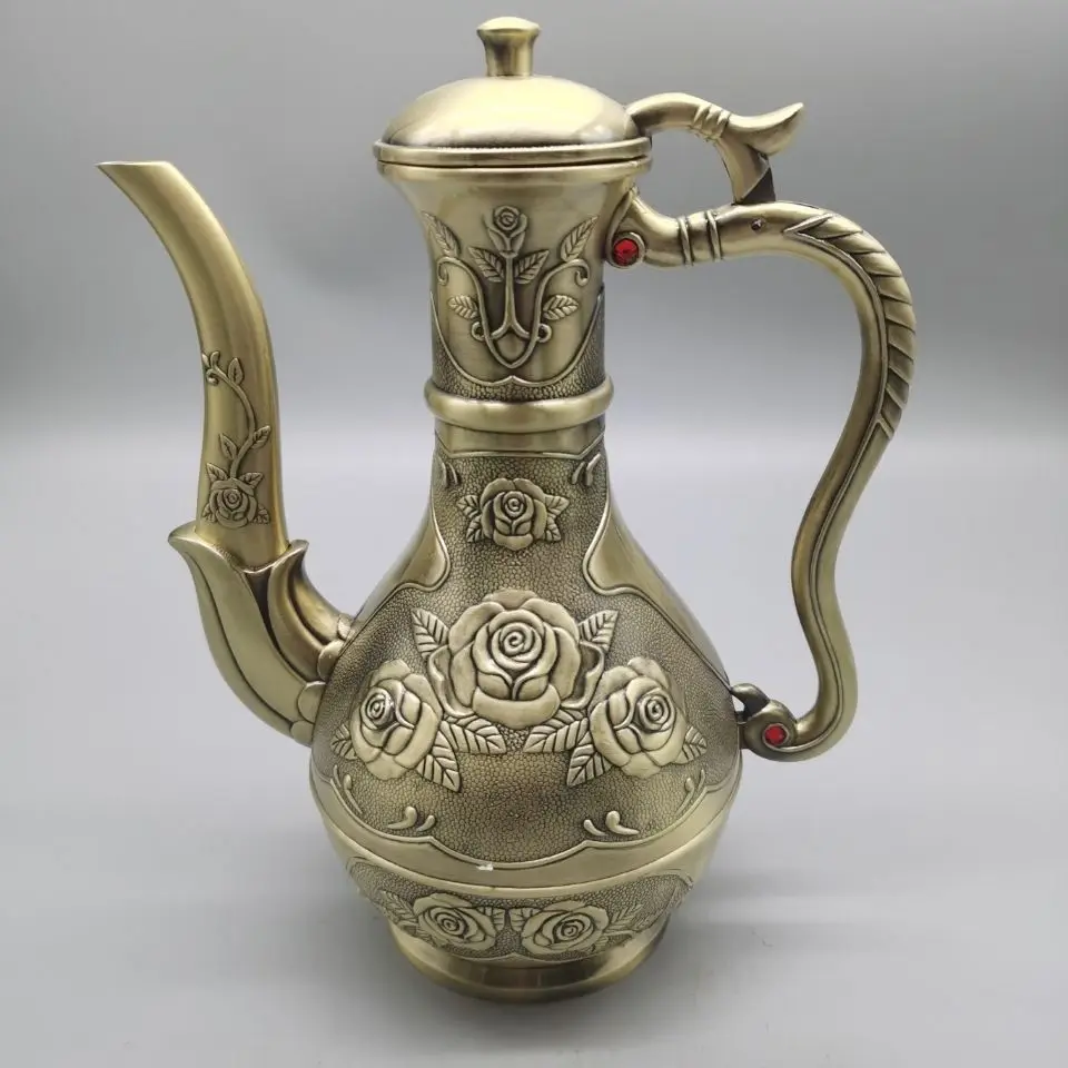 Retro European russia Wine Pot Ornament Decoration Tea Pet Figurines Desk Decor Accessories